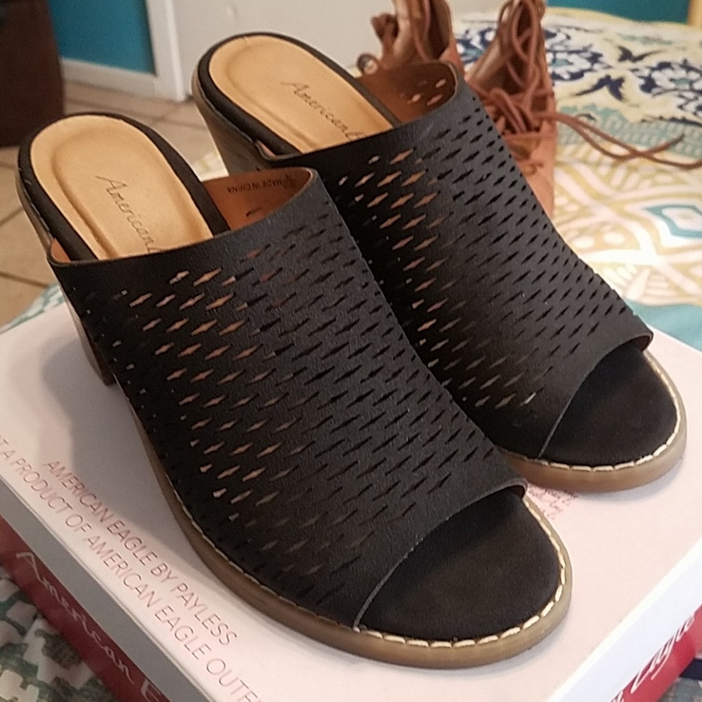 Open Toed Block Heels